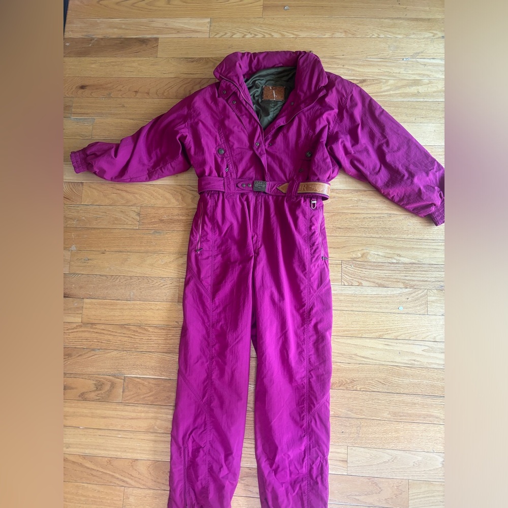 VINTAGE Purple Bogner Ski Suit